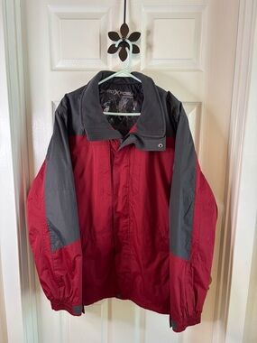 ZeroXposur Men’s Red and Gray Snow Jacket XXL Pockets!
